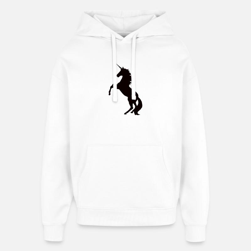 LICORNE - Sweat à capuche unisexe Stanley/Stella Oversized - blanc