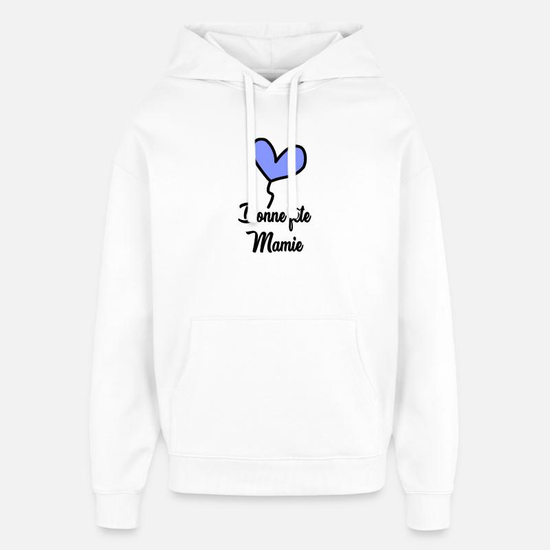 MAMIE - Sweat à capuche unisexe Stanley/Stella Oversized - blanc