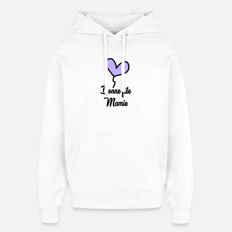 OMA. MUTTERTAG - Oversized Unisex Hoodie von Stanley/Stella - Weiß