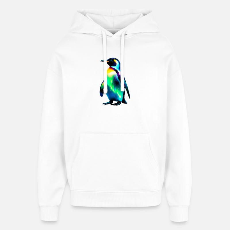 Pingouin - Sweat à capuche unisexe Stanley/Stella Oversized - blanc