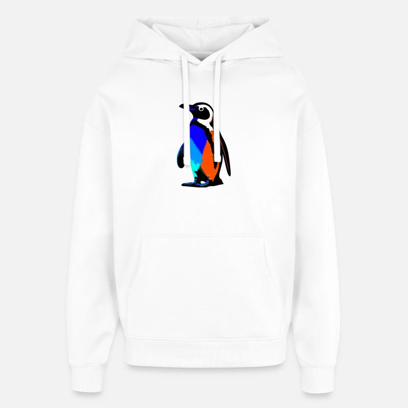 Pingouin - Sweat à capuche unisexe Stanley/Stella Oversized - blanc