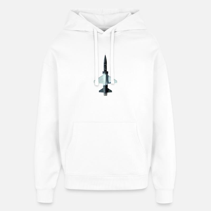 T-38C Talon - Sweat à capuche unisexe Stanley/Stella Oversized - blanc