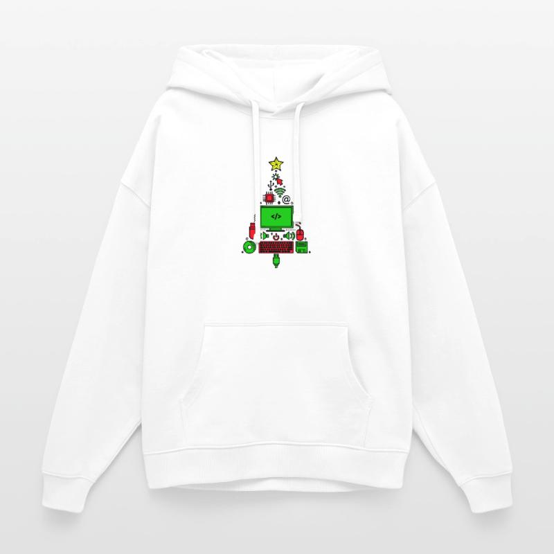 Code Computer Code Debug Scripting Programmer Oversized Unisex Hoodie by Stanley/Stella