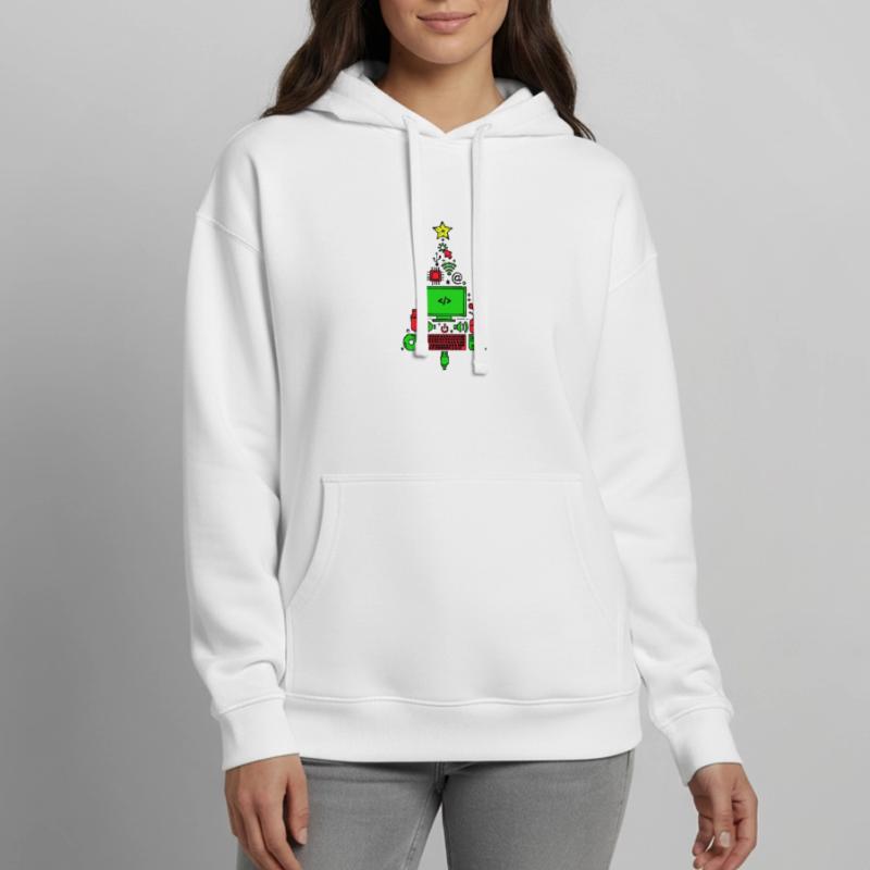 Code Computer Code Debug Scripting Programmer Oversized Unisex Hoodie by Stanley/Stella