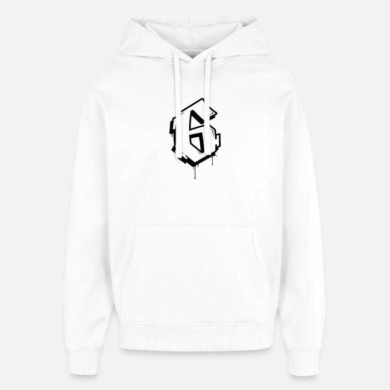 Art numérique 6 - Sweat à capuche unisexe Stanley/Stella Oversized - blanc
