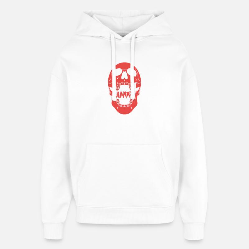 amor design - Sweat à capuche unisexe Stanley/Stella Oversized - blanc