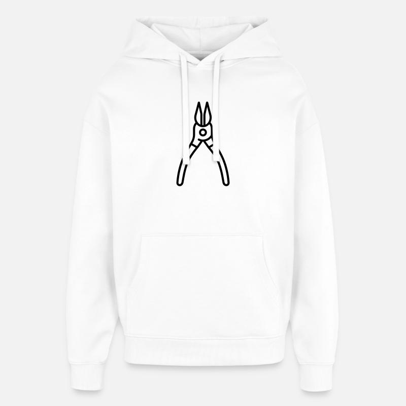 pince - Sweat à capuche unisexe Stanley/Stella Oversized - blanc
