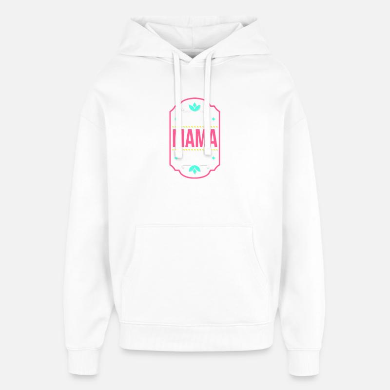 Meilleure maman du monde - Sweat à capuche unisexe Stanley/Stella Oversized - blanc