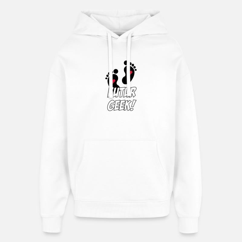 Futur Geek ! - Sweat à capuche unisexe Stanley/Stella Oversized - blanc