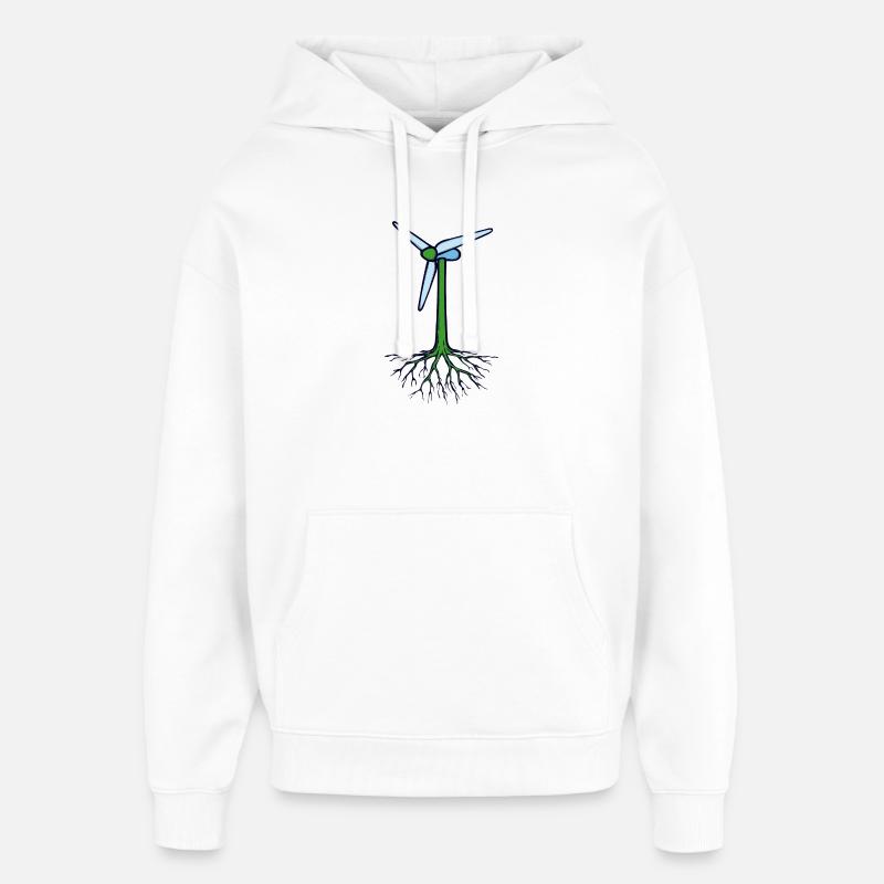 Mutter Erde Umweltschützer Naturschutz Klimaschutz - Oversized Unisex Hoodie von Stanley/Stella - Weiß