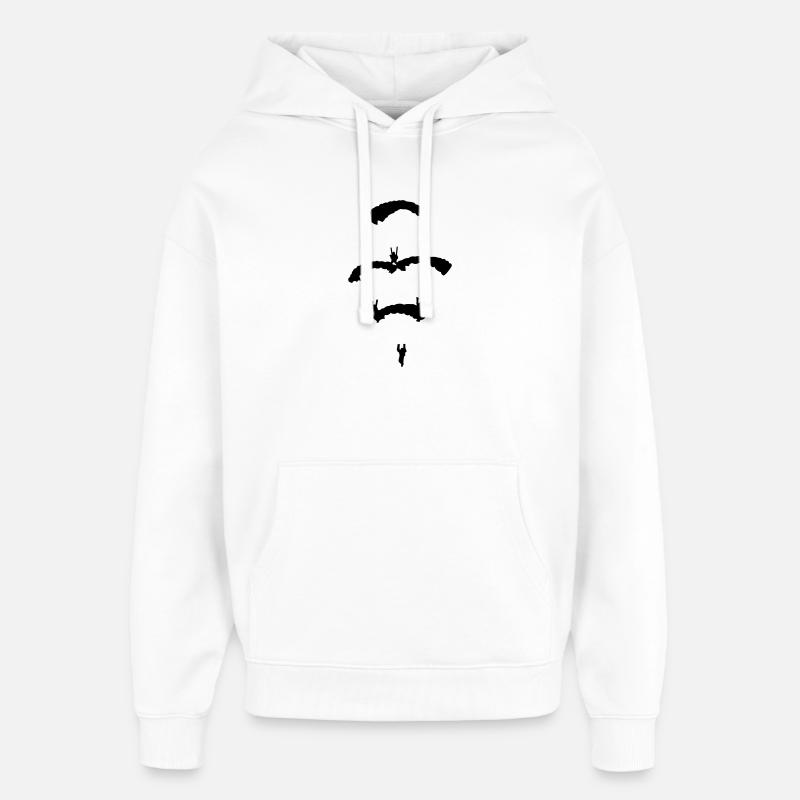 Diamant Parachute - Sweat à capuche unisexe Stanley/Stella Oversized - blanc