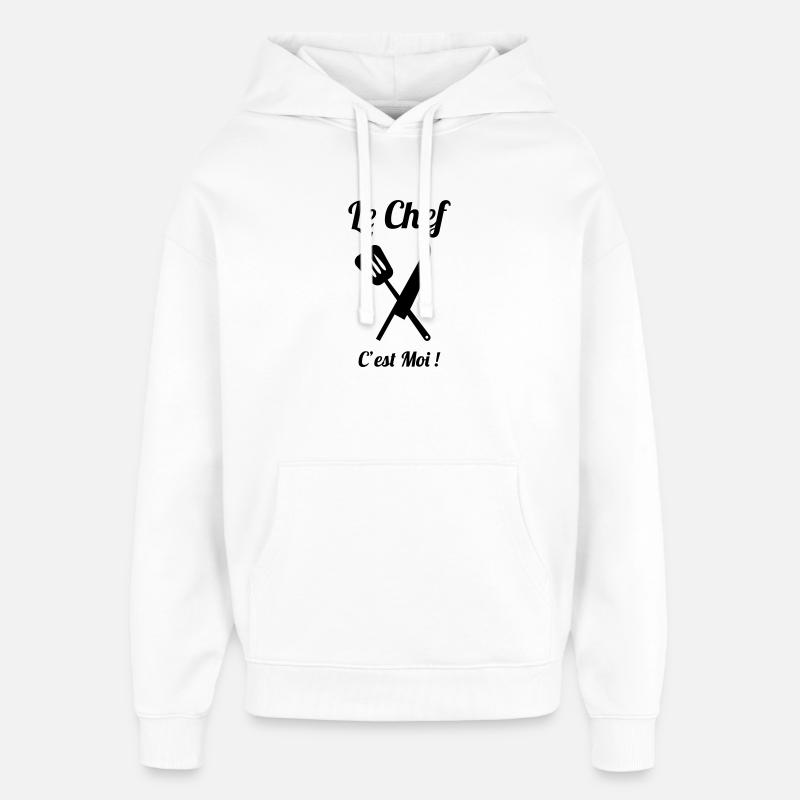 Der Küchenchef bin ich - Oversized Unisex Hoodie von Stanley/Stella - Weiß