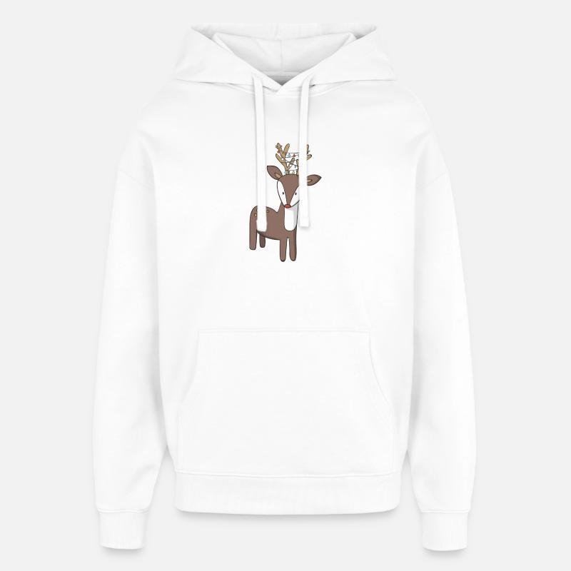 Noël - Sweat à capuche unisexe Stanley/Stella Oversized - blanc