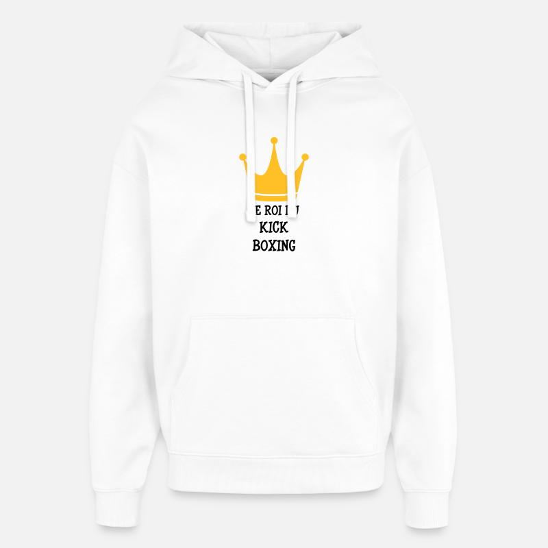 Kickboxing / Kick-Boxeur / Kick Boxing / - Sweat à capuche unisexe Stanley/Stella Oversized - blanc