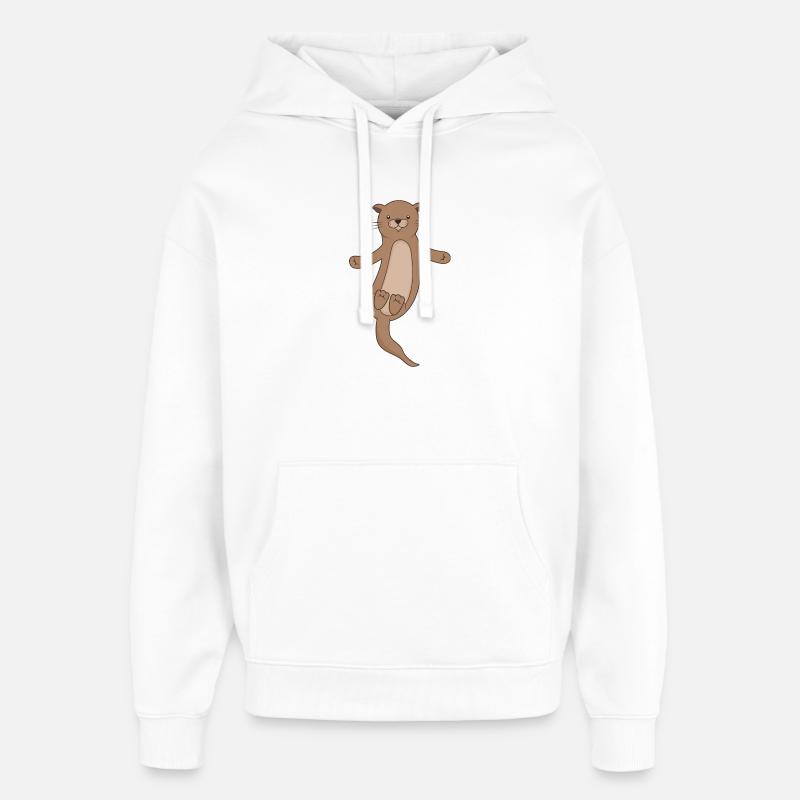 Otter - Sweat à capuche unisexe Stanley/Stella Oversized - blanc