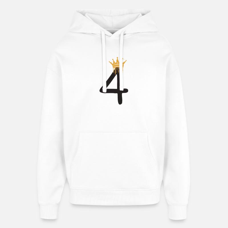 4 - Sweat à capuche unisexe Stanley/Stella Oversized - blanc