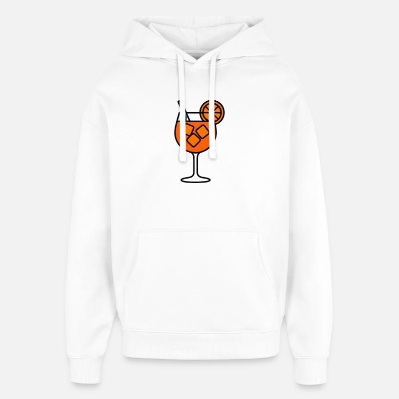 Apéritif Aperoliker Party Spritz Idée cadeau - Sweat à capuche unisexe Stanley/Stella Oversized - blanc