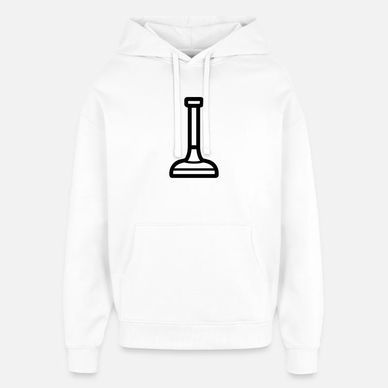 ventouse - Sweat à capuche unisexe Stanley/Stella Oversized - blanc