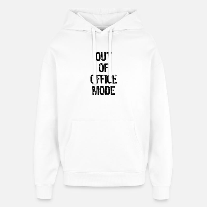 Mode Hors Bureau - Sweat à capuche unisexe Stanley/Stella Oversized - blanc