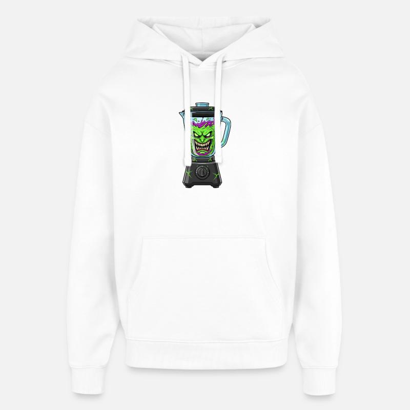 Mélangeur de légumes flippant - Sweat à capuche unisexe Stanley/Stella Oversized - blanc