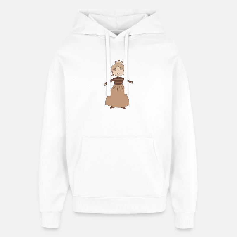 Petite princesse - Sweat à capuche unisexe Stanley/Stella Oversized - blanc