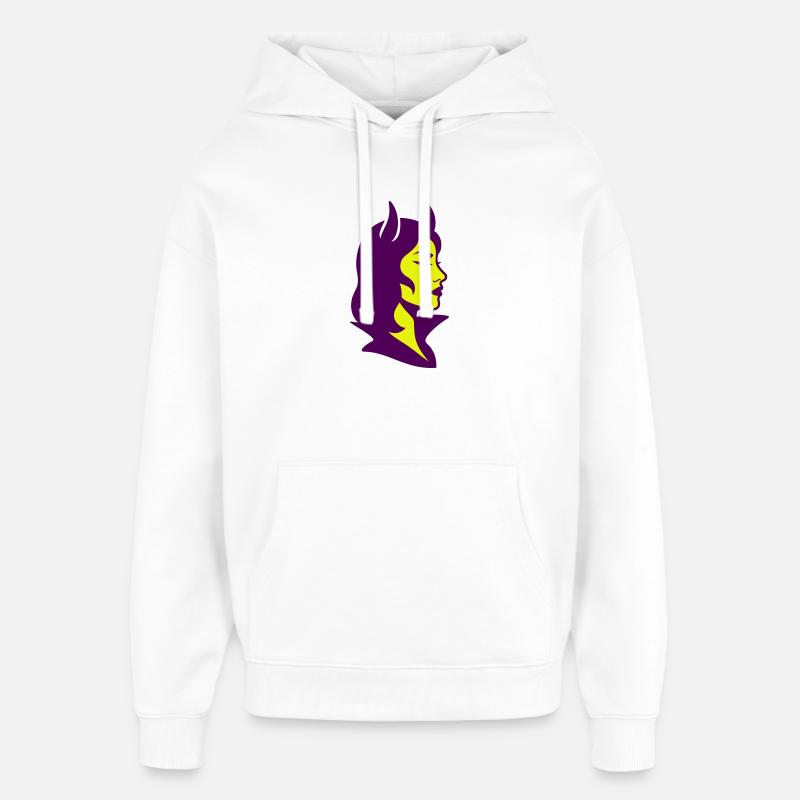 She Devil Pop Art - Sweat à capuche unisexe Stanley/Stella Oversized - blanc