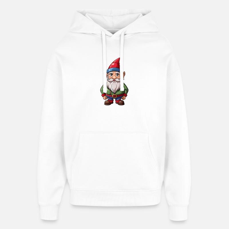 Gnome - Sweat à capuche unisexe Stanley/Stella Oversized - blanc