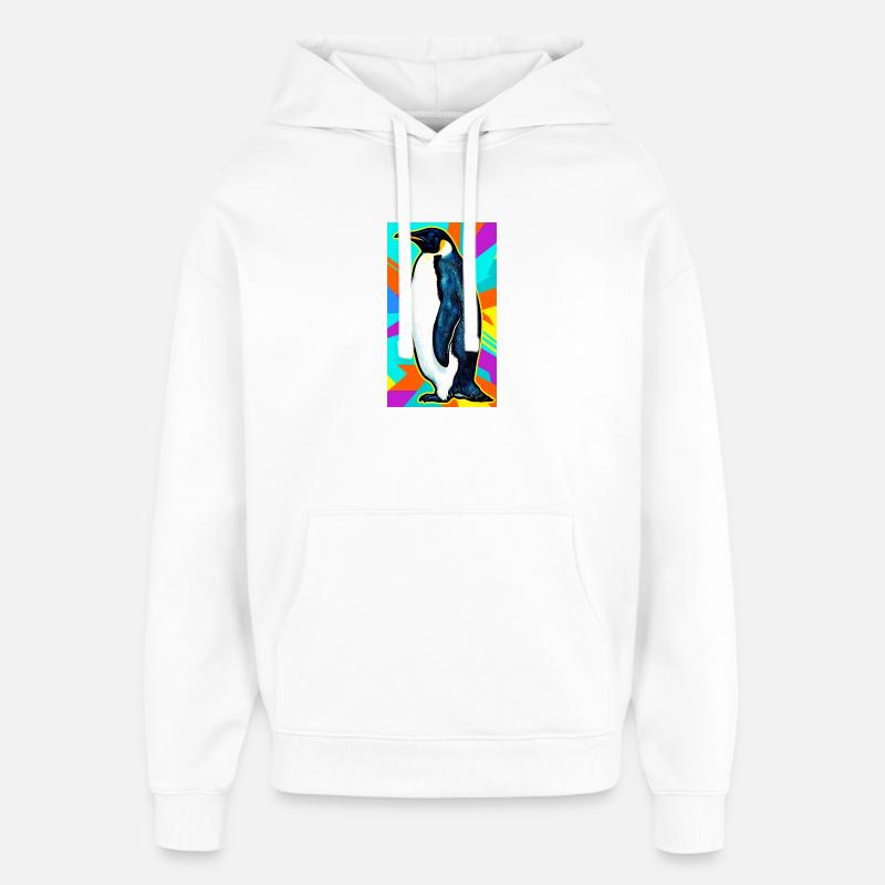 pingouin - Sweat à capuche unisexe Stanley/Stella Oversized - blanc