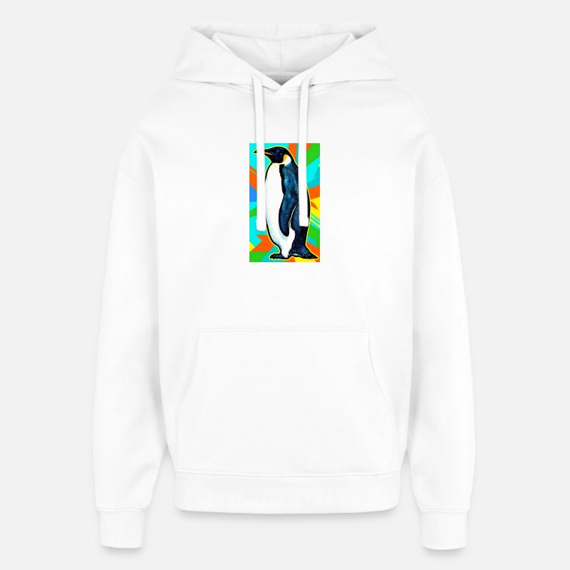 pingouin - Sweat à capuche unisexe Stanley/Stella Oversized - blanc