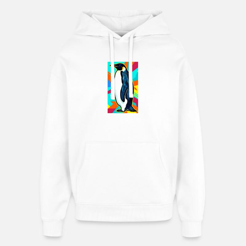 pingouin - Sweat à capuche unisexe Stanley/Stella Oversized - blanc