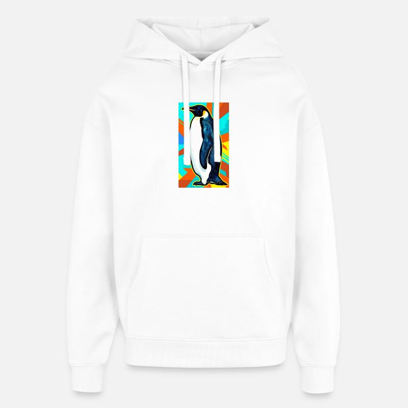 pingouin - Sweat à capuche unisexe Stanley/Stella Oversized - blanc