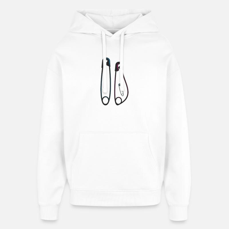 Annonce de grossesse Surprise - Sweat à capuche unisexe Stanley/Stella Oversized - blanc