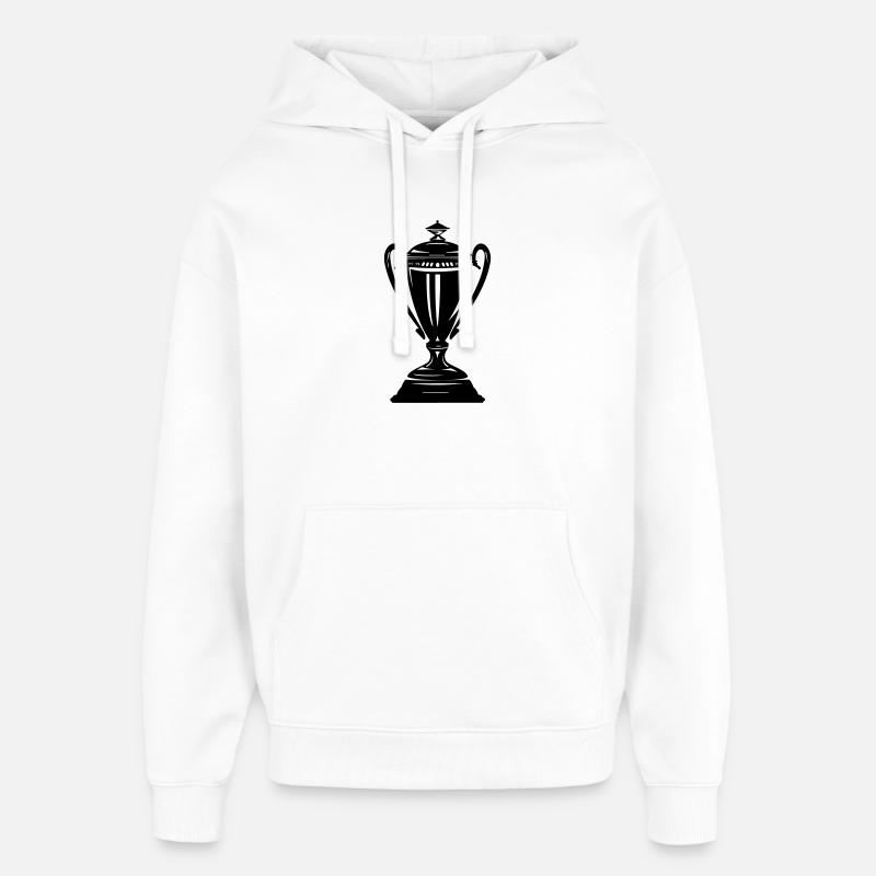 Coupe du Trophée de la Victoire - Sweat à capuche unisexe Stanley/Stella Oversized - blanc