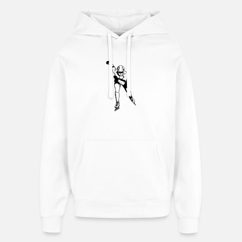 patin - Sweat à capuche unisexe Stanley/Stella Oversized - blanc
