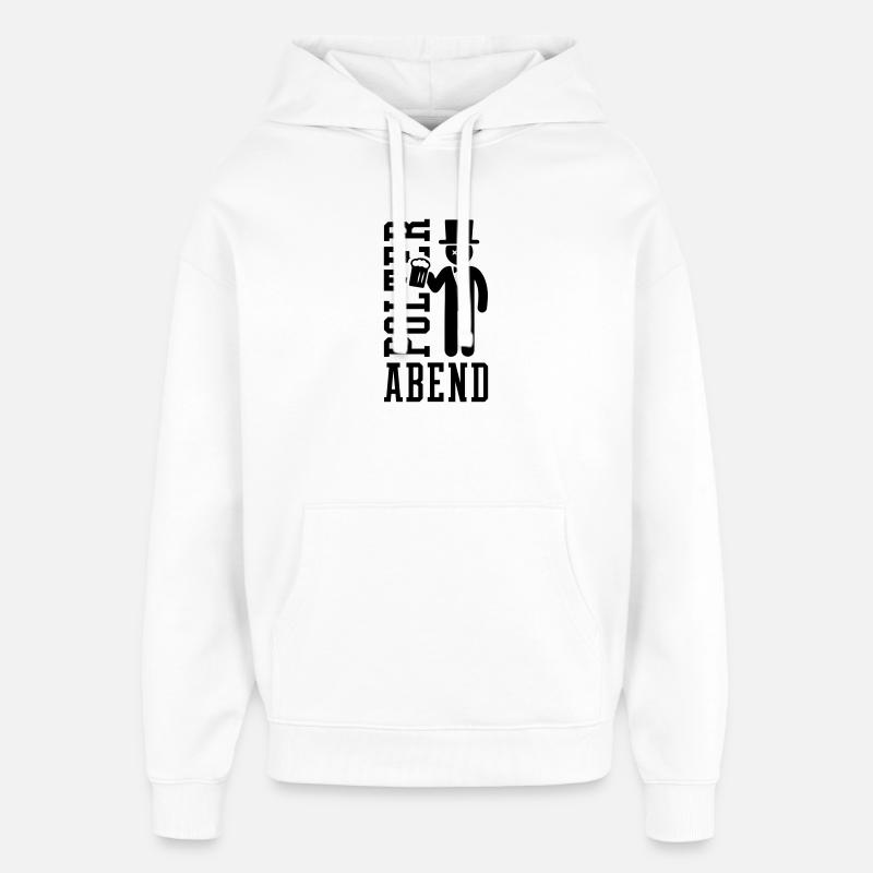 Marié enterrement de vie de garçon - Sweat à capuche unisexe Stanley/Stella Oversized - blanc