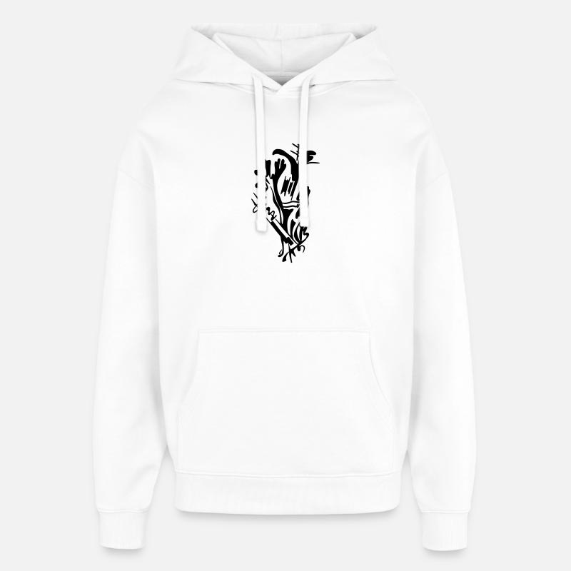 Sakura - Sweat à capuche unisexe Stanley/Stella Oversized - blanc