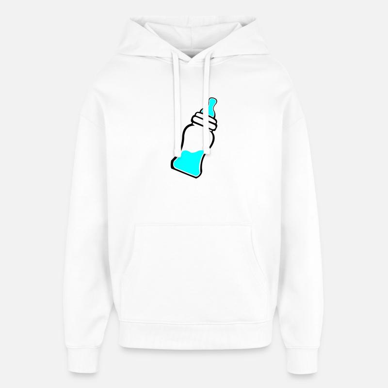 Biberon - Sweat à capuche unisexe Stanley/Stella Oversized - blanc