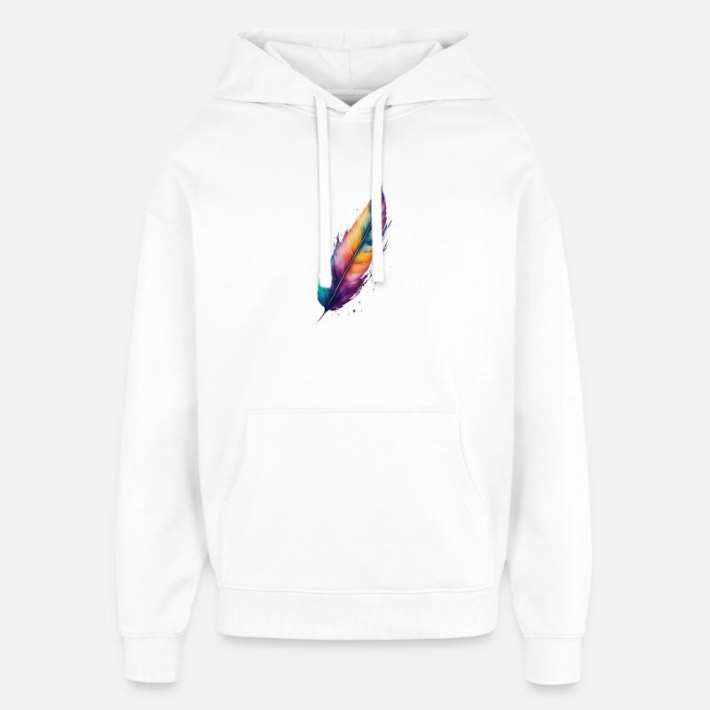 Source - Sweat à capuche unisexe Stanley/Stella Oversized - blanc