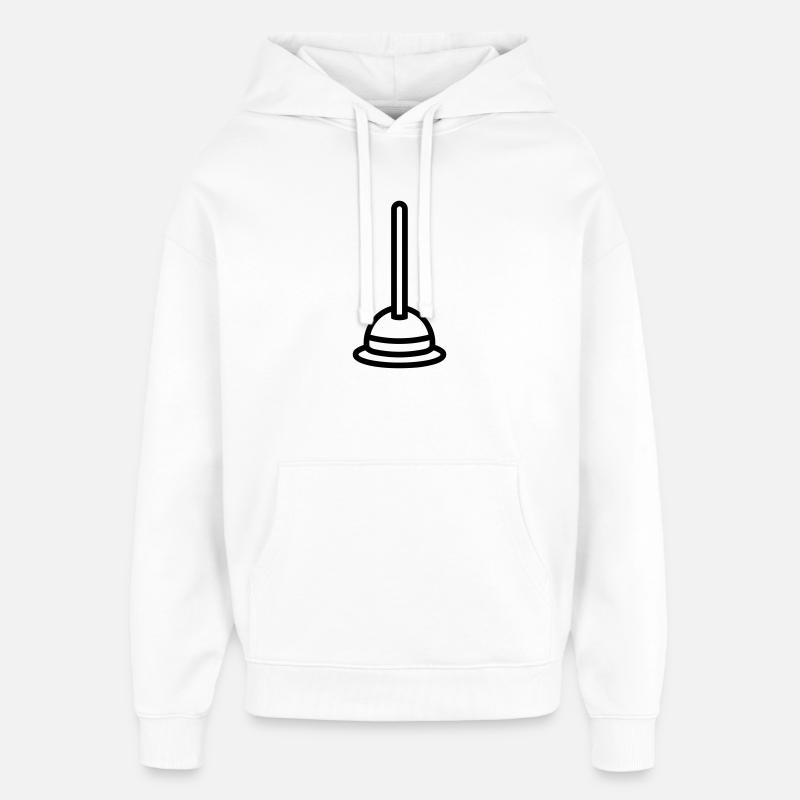 ventouse - Sweat à capuche unisexe Stanley/Stella Oversized - blanc