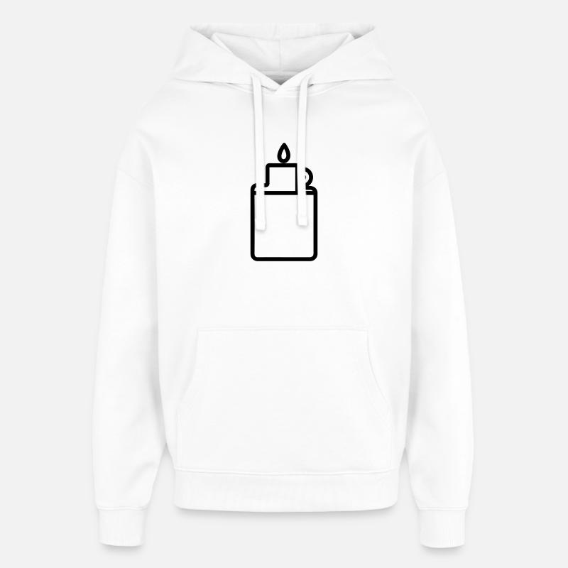briquet - Sweat à capuche unisexe Stanley/Stella Oversized - blanc
