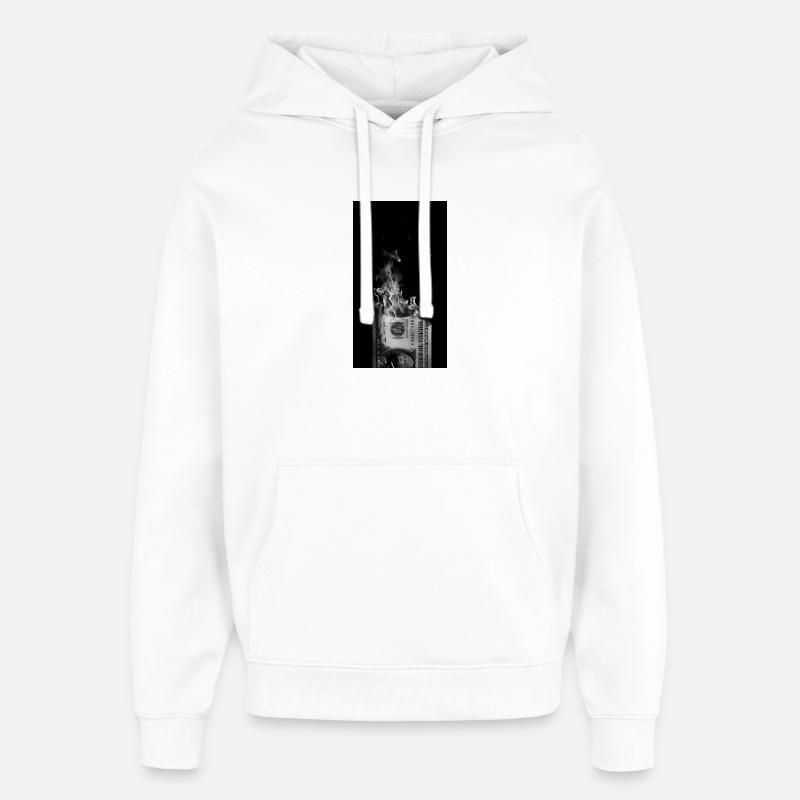 Dollerinthefire - Sweat à capuche unisexe Stanley/Stella Oversized - blanc