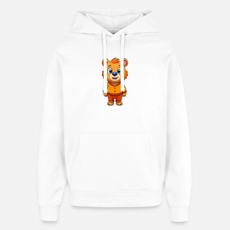 Bébé ours - Sweat à capuche unisexe Stanley/Stella Oversized - blanc