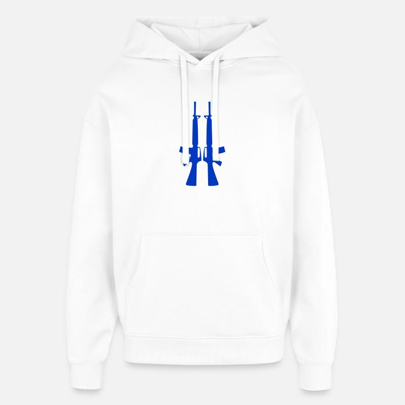 Armes - Sweat à capuche unisexe Stanley/Stella Oversized - blanc