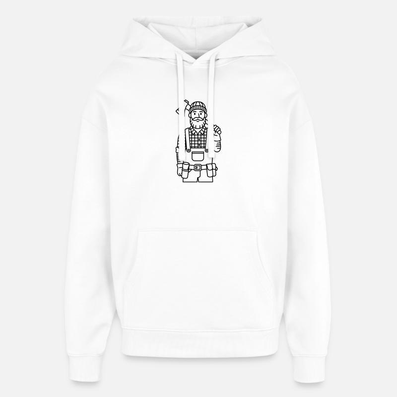Forester - Oversized Unisex Hoodie by Stanley/Stella - white