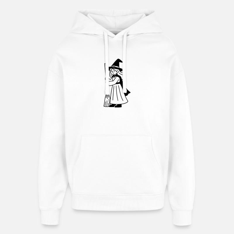 Hexe - Oversized Unisex Hoodie von Stanley/Stella - Weiß