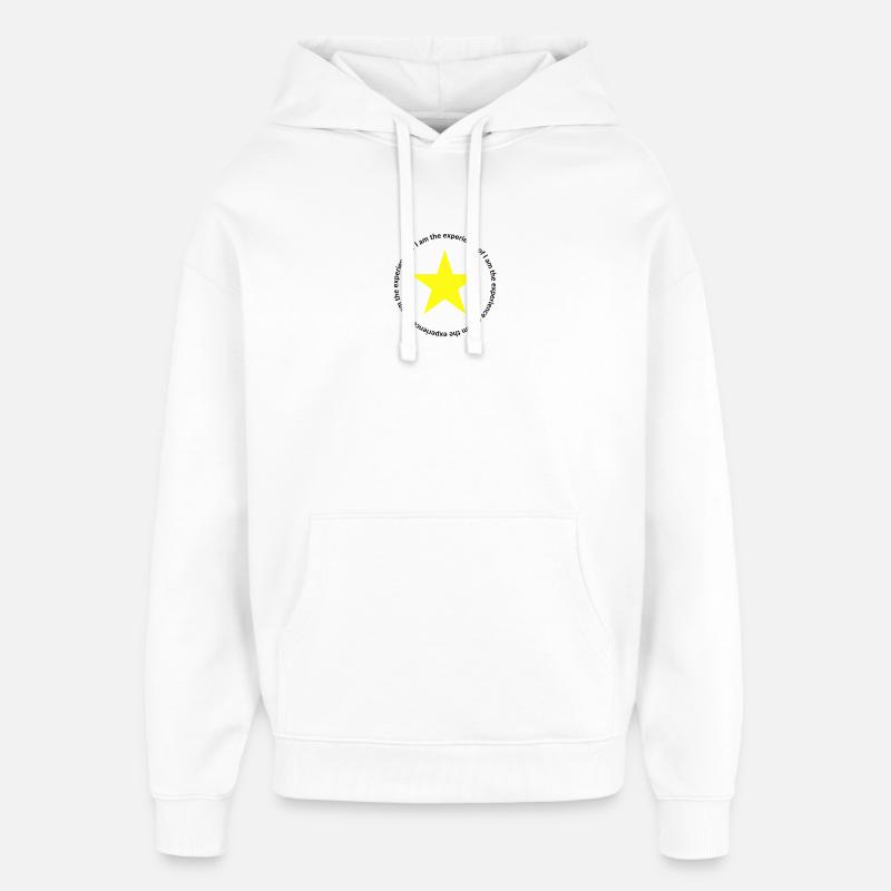 Mantrique 2 - Je suis - Sweat à capuche unisexe Stanley/Stella Oversized - blanc