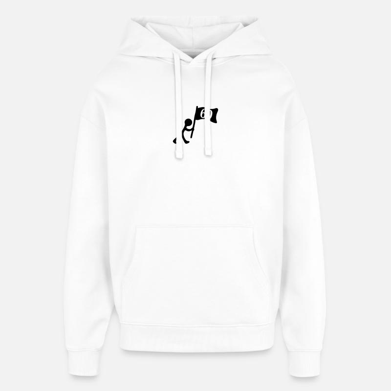 anniversaire 60 ans - Sweat à capuche unisexe Stanley/Stella Oversized - blanc