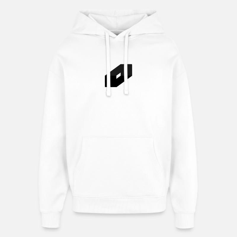 Eye Trick - Sweat à capuche unisexe Stanley/Stella Oversized - blanc