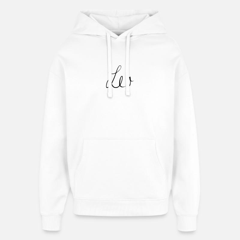 Leo - Sweat à capuche unisexe Stanley/Stella Oversized - blanc