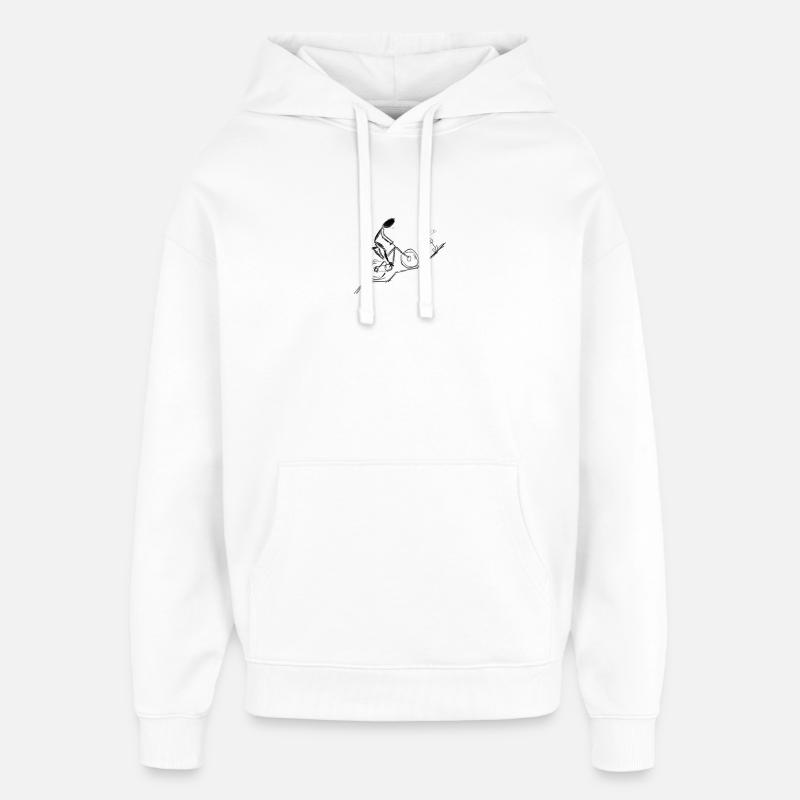 VTT - Sweat à capuche unisexe Stanley/Stella Oversized - blanc